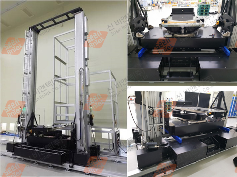 LCD Cassette 용 Stocker Crane System