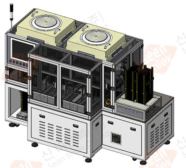 CM Machine Lens Tray Dubbing M/C